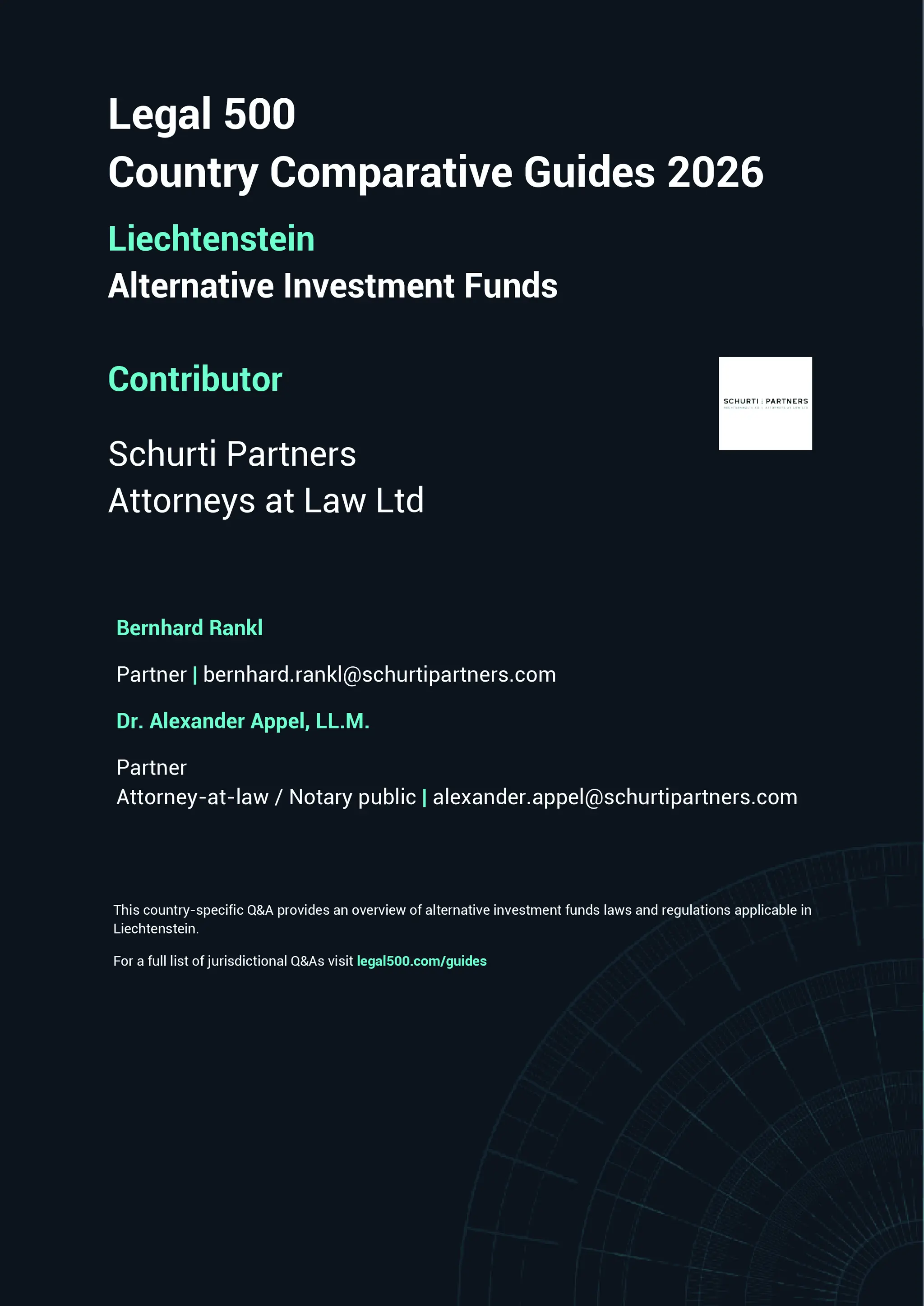 The Legal 500 | Alternative Investment Funds 2026